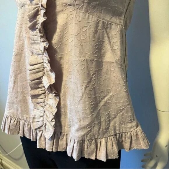The Marc By Marc Jacobs Ruffles Hem Sleeveless Top size US 4 - Picture 2 of 7
